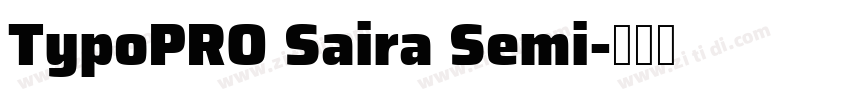 TypoPRO Saira Semi字体转换